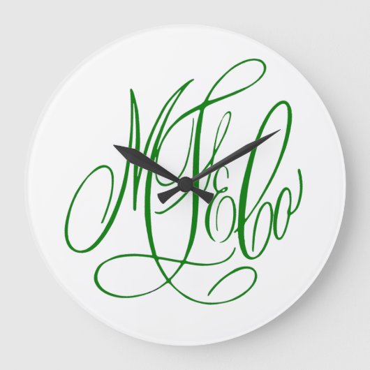 マーシャルフィールドのv3クロック ラージ壁時計 (正面)