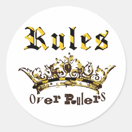 マーシャルルールステッカー ラウンドシール (正面)