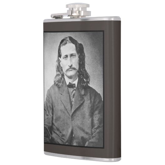 マーシャルワイルドビルHickokオールドウエストガンファイター フラスク (左)