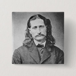 マーシャルワイルドビルHickokオールドウエストガンファイター 缶バッジ