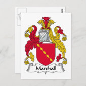 マーシャル家紋 ポストカード (正面/裏面)