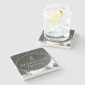 マーシャル家、サバンナ、ジョージアの大理石のコースター ストーンコースター (横)