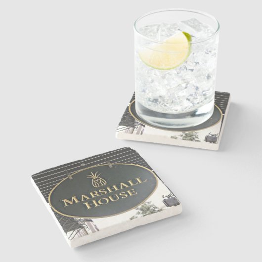 マーシャル家、サバンナ、ジョージアの大理石のコースター ストーンコースター (横)