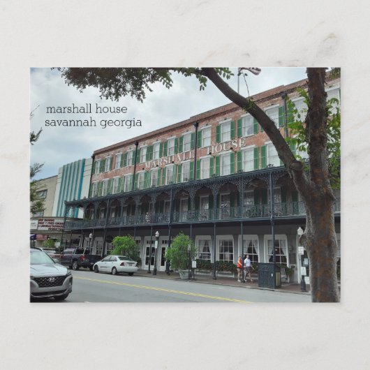 マーシャル幽霊のよく出るハウスサバンナジョージア ポストカード (正面)