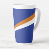 マーシャル諸島の国旗 カフェラテマグ (右アングル)