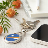 マーシャル諸島の国旗 キーホルダー (側面)