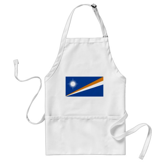 マーシャル諸島の国旗 スタンダードエプロン (正面)