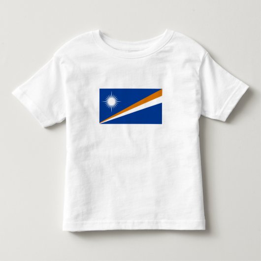 マーシャル諸島の国旗 トドラーTシャツ (正面)
