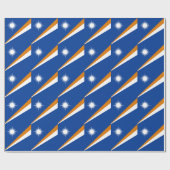 マーシャル諸島の国旗 ラッピングペーパー (フラット)