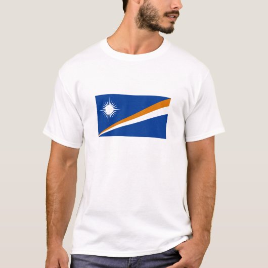 マーシャル諸島の国旗 Tシャツ (正面)