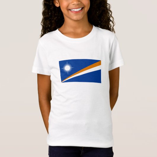 マーシャル諸島の国旗 Tシャツ (正面)