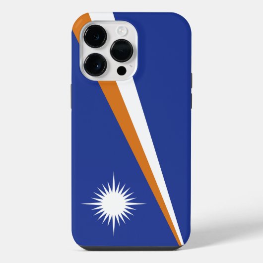 マーシャル諸島の旗 iPhoneケース (裏面)