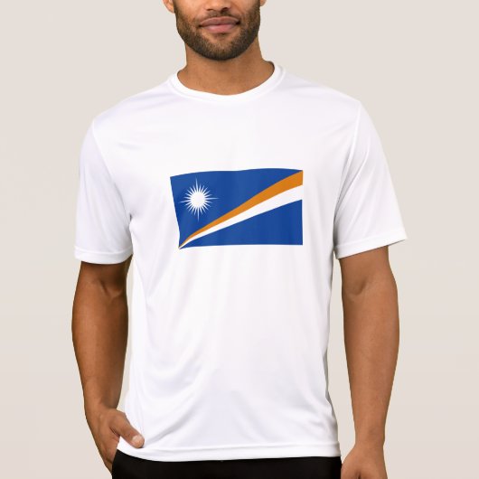 マーシャル諸島の旗 Tシャツ (正面)