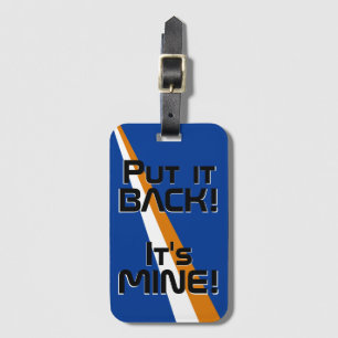 マーシャル諸島国おもしろい旗 ラゲッジタグ