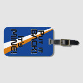 マーシャル諸島国おもしろい旗 ラゲッジタグ (正面横)