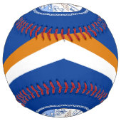 マーシャル諸島国旗と軍服の愛国心 ソフトボール (正面)