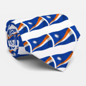 マーシャル諸島国旗のネクタイ ネクタイ (ロール)