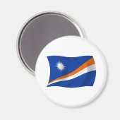 マーシャル諸島国旗の磁石 マグネット (正面/裏面)