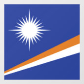 マーシャル諸島国旗 ウィンドウサイン (シート)