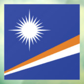 マーシャル諸島国旗 ウィンドウサイン (シート3)