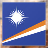 マーシャル諸島国旗 ウィンドウサイン (シート2)