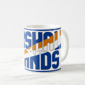 マーシャル諸島国旗 コーヒーマグカップ (正面右)