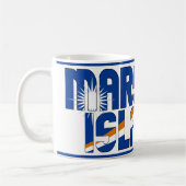 マーシャル諸島国旗 コーヒーマグカップ (左)