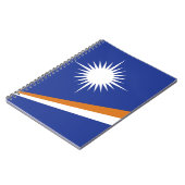 マーシャル諸島国旗 ノートブック (左側)