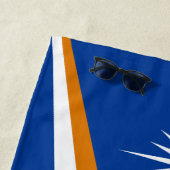 マーシャル諸島国旗 ビーチタオル (インサイチュ)