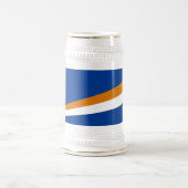 マーシャル諸島国旗 ビールジョッキ (中央)