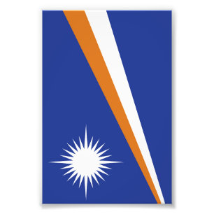 マーシャル諸島国旗 フォトプリント