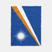 マーシャル諸島国旗 フリースブランケット (正面)