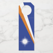 マーシャル諸島国旗 ボトルネックタグ (裏面)