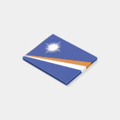 マーシャル諸島国旗 ポストイット (アングル)