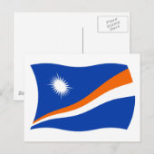 マーシャル諸島国旗 ポストカード (正面/裏面)