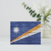 マーシャル諸島国旗 ポストカード (スタンド正面)