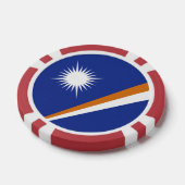 マーシャル諸島国旗 ポーカーチップ (シングル)