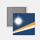 マーシャル諸島国旗 マグネット (正面/裏面)