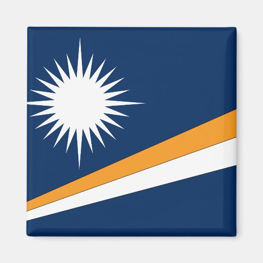 マーシャル諸島国旗 マグネット (正面)
