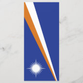 マーシャル諸島国旗 メニュー (正面)