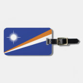 マーシャル諸島国旗 ラゲッジタグ (正面横)