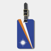 マーシャル諸島国旗 ラゲッジタグ (正面縦)