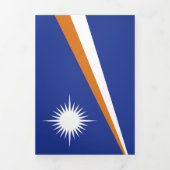 マーシャル諸島国旗 三つ折りカード (カバー)