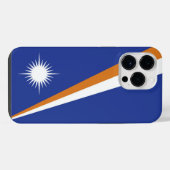 マーシャル諸島国旗 iPhoneケース (裏面横)