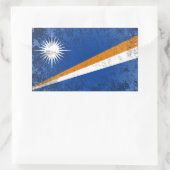 マーシャル諸島 長方形シール (バッグ)