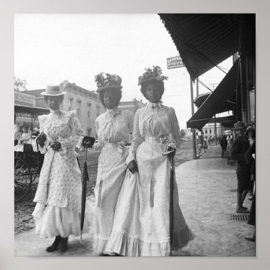 マーシャル・テキサス州の三人の女性 ポスター (正面)