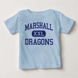 マーシャル-ドラゴン-後輩-植物都市フロリダ ベビーTシャツ