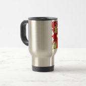 マーシャル(英国の)紋章付き外衣 トラベルマグ (正面左)