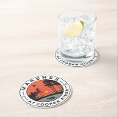 マーシュアットクーパーリバーラウンド紙コースター ラウンドペーパーコースター (インサイチュ)