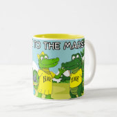 マーシュコーヒーマグへようこそ ツートーンマグカップ (正面右)